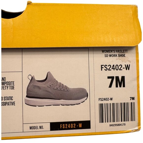 Carhartt Haslett SD Work Shose Size 7M Safety Toe ESD NWB Gray Women's - Picture 5 of 14